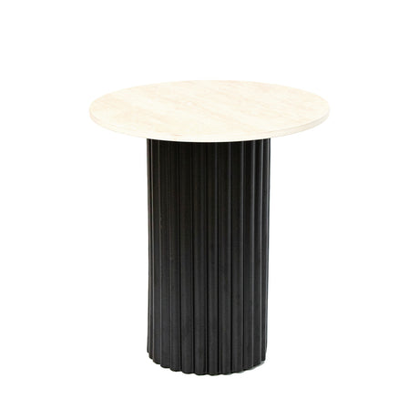 regalo italiano regalo italiano tavolino ferro e ceramica crema d 36 cm h 40 cm tavolino design moderno arredo casa ean 8057586189515