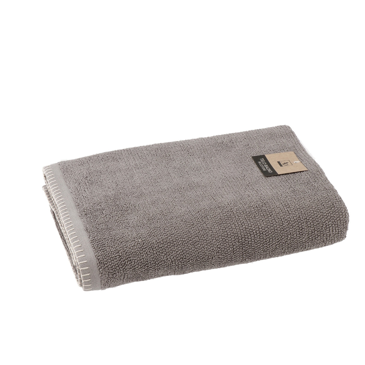 Italienisches Geschenk Italienisches Geschenk Badetuch Rob 90 x 140 cm grau EAN 8021785737778