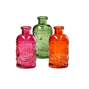 regalo italiano regalo italiano vaso in vetro miles d 65 cm h 13 cm 3 colori assortiti ideale per cerimonie ed eventi 1 pz ean 8057586208063