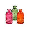 regalo italiano regalo italiano vaso in vetro miles d 65 cm h 13 cm 3 colori assortiti ideale per cerimonie ed eventi 1 pz ean 8057586208063