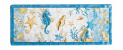 Ad Trend Vassoio Rettangolare Melamina Shell 27 x 11 x 2 Cm Blu 1 Pz