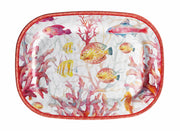 Ad Trend Vassoio Rettangolare Melamina Shell 43 x 332 x 2 Cm Rosso 1 Pz