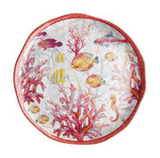 Ad Trend Vassoio Tondo Melamina Shell D 40 Cm H 2 Cm Rosso 1 Pz