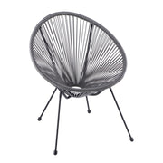 Ad Trend Sedia Esterno Grigia Intreccio 68×62 H 82 cm