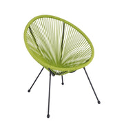 Ad Trend Sedia Esterno Verde Intreccio 68×62 H 82 cm