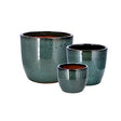 regalo italiano regalo italiano set 3 vasi cachepot in ceramica color verde h 19 27 33 cm vasi decorativi eleganti ean 8057586128842