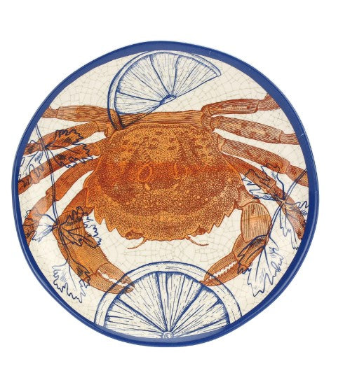 Piatto Frutta Flor De Agua Rose & Tulipani - Porcellana Decorata, Ø 22 Cm - Foto 8