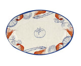 rose tulipani rose tulipani vassoio ovale ocean life melamina 45 x 30 cm ean 8018594611238