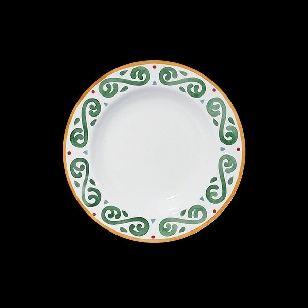 saturnia saturnia collezione capri piatto fondo d 23 cm h 35 cm porcellana ischia decorata ean 8003342035824