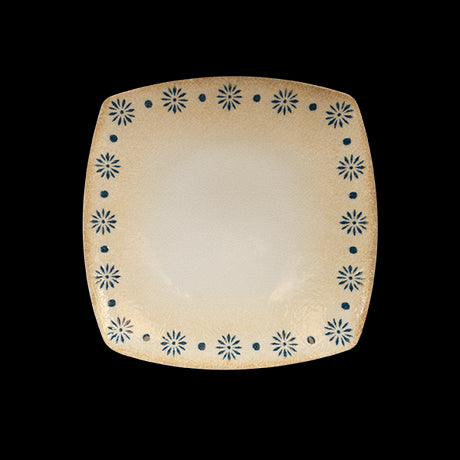 saturnia saturnia collezione table piatto piano quadro l 26 cm h 3 cm diag 315 cm porcellana tokio decorata ean 8003342036999