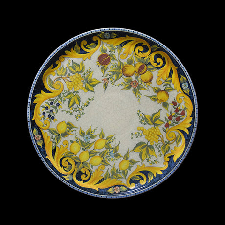 saturnia saturnia collezione tuscany piatto pizza d 31 cm h 17 cm porcellana napoli decorata ean 8003342032397