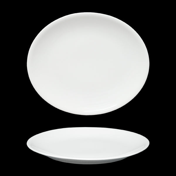 saturnia saturnia piatto ovale 28 x 24 cm h 25 cm porcellana siviglia bianco ean 8003342023036