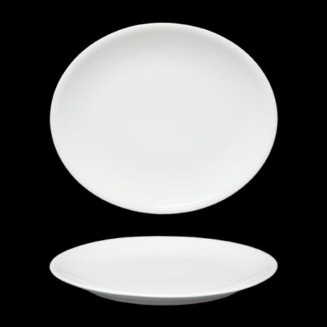 saturnia saturnia piatto ovale 28 x 24 cm h 25 cm porcellana siviglia bianco ean 8003342023036