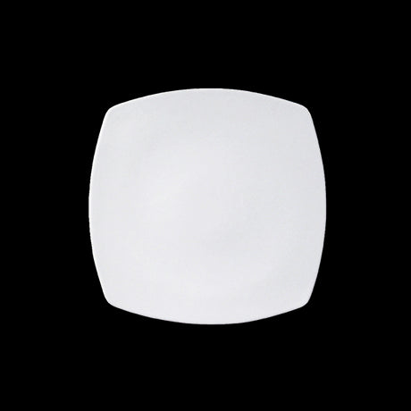 saturnia saturnia piatto piano quadro l 24 cm h 25 cm diag 28 cm porcellana tokio bianco ean 8003342027058