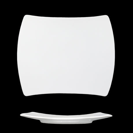 saturnia saturnia piatto rettangolo sagomato 31 x 25 cm h 3 cm diag 36 cm porcellana tokio bianco ean 8003342022978