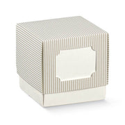 Scotton Scatola Fleur Millerighe Tortora 70 x 70 x 70 Mm 10 Pz