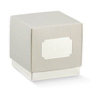 Scotton Scatola Fleur Millerighe Tortora 90 x 90 x 90 Mm 10 Pz