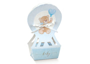 Scotton Scatola Mongolfiera 60 x 40 x 145 Mm Little Bear Azzurro 10 Pz