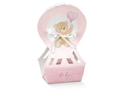 Scotton Scatola Mongolfiera 60 x 40 x 145 Mm Little Bear Rosa 10 Pz