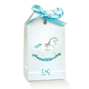 Scotton Scatola Tag 55 x 35 x 100 Mm Cavallino Azzurro 10 Pz