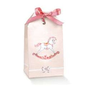 Scotton Scatola Tag 55 x 35 x 100 Mm Cavallino Rosa 10 Pz