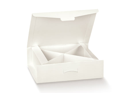 scotton scotton scatola gift portaconfetti 80 x 80 x 30 mm con divisorio fibra bianco 10 pz ean 8007402706716