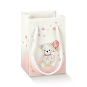 Scotton Shopper Carta Baby Orsetto 90 x 90 x 140 Mm Rosa 10 Pz