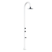 SINED Luna Alu Bianca Sensor Doccia In Alluminio Doppio Attacco Dacqua Soffione Iswitch Led Grigio