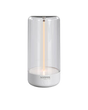 Sompex Pulse Lampada da Tavolo Ricaricabile H 14,5 Cm D 7 Cm Bianca