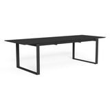 talenti talenti finn tavolo rettangolare pranzo allungabile 205 270 x 100 cm graphite