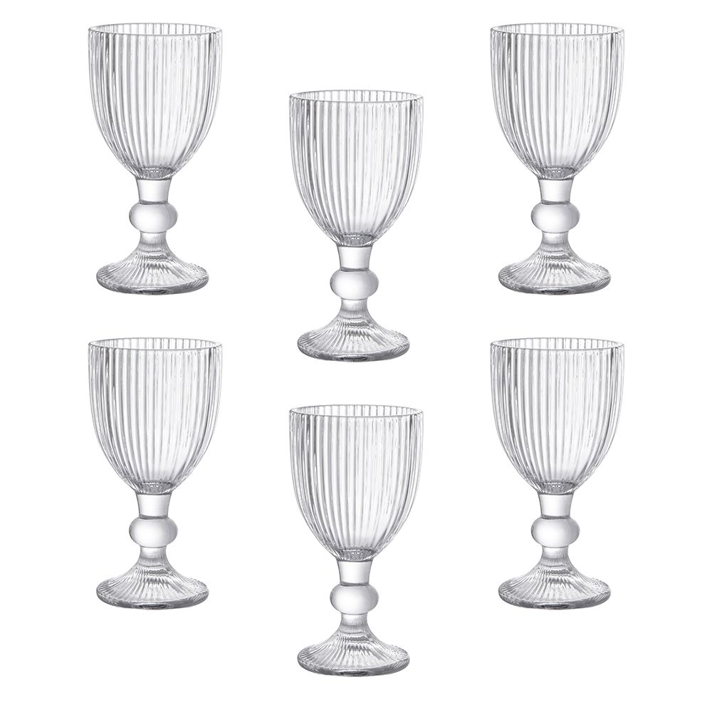 tognana tognana confezione 6 bicchieri shot galassia rib 60 cc vetro trasparente ean 8056444553116