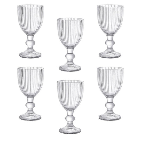 tognana tognana confezione 6 bicchieri shot galassia rib 60 cc vetro trasparente ean 8056444553116