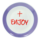 tognana tognana piatto dessert enjoy good vibes d 205 cm new bone china viola ean 8056444538618