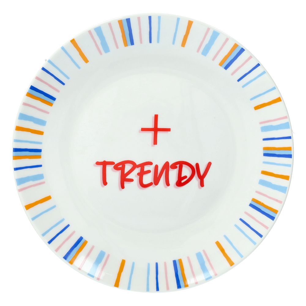tognana tognana piatto dessert trendy good vibes d 205 cm new bone china multicolor ean 8056444538649