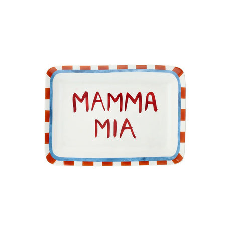 tognana tognana piatto rettangolare mamma mia 23 x 16 cm viva litalia new bone china multicolor ean 8056444556131