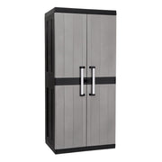 Toomax Armadio 2 Ante Garage Mega Utility Cabinet con Ripiani – Mobile Porta Attrezzi con 4 Ripiani Regolabili