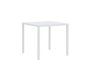 Vermobil Tavolo Quadris Metallo Quadrato 80 x 80 Cm H 75 Cm Bianco