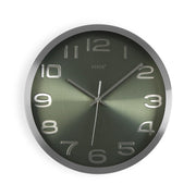 Versa Orologio da Parete D 30 Cm Alluminio Verde