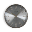 versa versa orologio da parete d 30 cm numeri in evidenza grigio ean 8420327547989