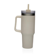 Versa Tazza Termica H 22 Cm D 8 Cm Acciaio Polipropilene Beige