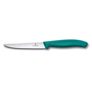 Victorinox Coltello da Bistecca / Pizza Lama 11 Cm Swiss Classic Manico Verde 1 Pz