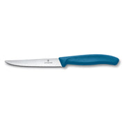 Victorinox Coltello da Bistecca / Pizza Lama 12 Cm Swiss Classic Manico Blu 1 Pz