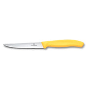 Victorinox Coltello da Bistecca / Pizza Lama 12 Cm Swiss Classic Manico Giallo 1 Pz