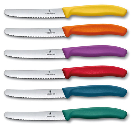 victorinox victorinox coltello da tavola o cucina swiss classic con manico colorato ass 1 pz ean 7613329192023