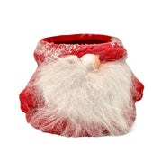 Vimin Box Vaso Caspò Gnomo con Braccia e Barba D 7 Cm L 11 Cm L 10 Cm Rosso