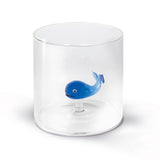 wd lifestyle wd lifestyle bicchiere vetro borosilicato cc 250 ml decoro balena ean 8053300579419