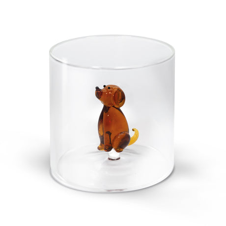 wd lifestyle wd lifestyle bicchiere vetro borosilicato cc 250 ml decoro cane ean 8053300576005