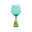 wd lifestyle wd lifestyle calice per gin tonic in verto base effetto diamante verde azzurro ean 8055035683973