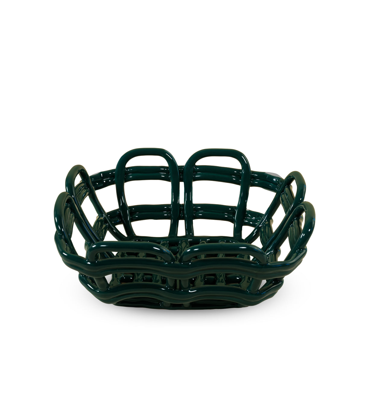 wd lifestyle wd lifestyle cestino centrotavola in stoneware verde ean 8055035683775