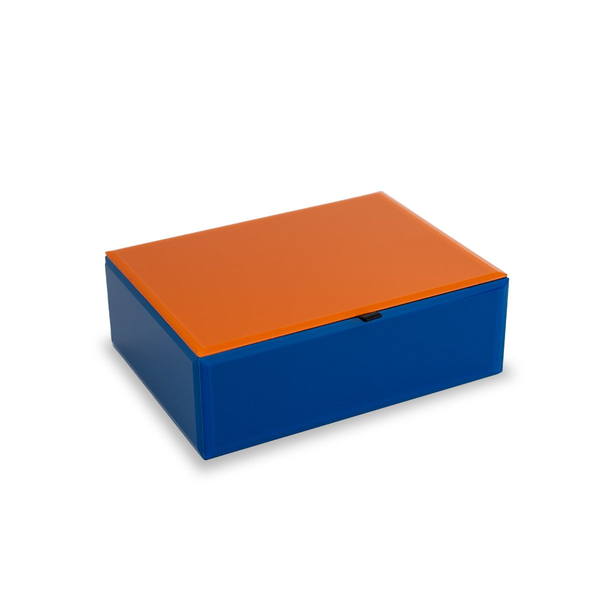 wd lifestyle wd lifestyle cofanetto in vetro 20 x 15 x 68 cm blu arancione ean 8055035680637